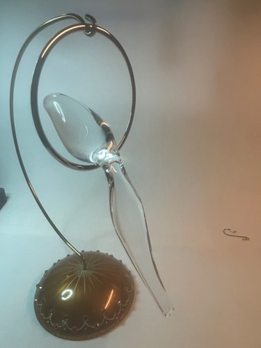 Steuben glass bird ringed - steuben,